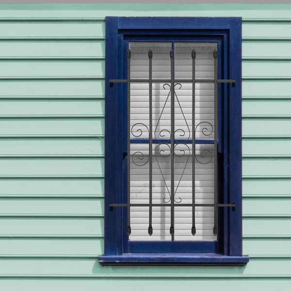 Wildon Home® Nagham Grisham Steel Window Security Bar with InsideMount